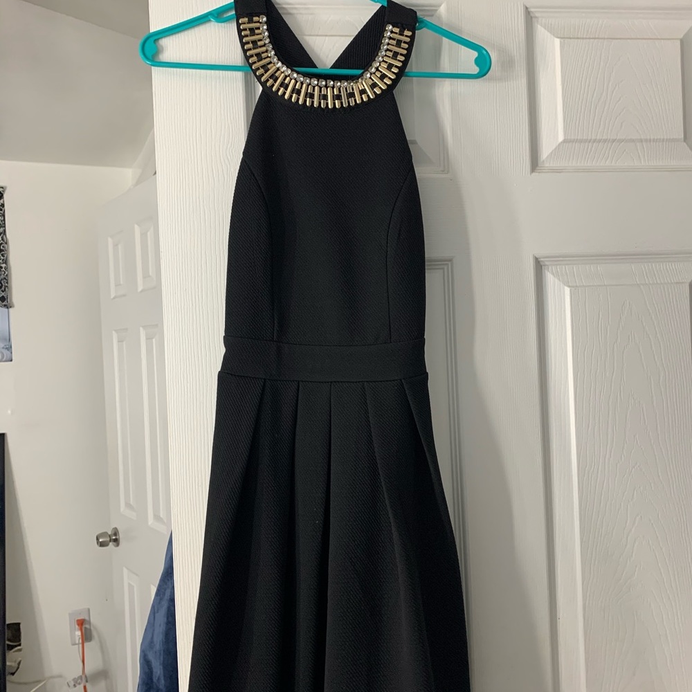 Black flowy dress